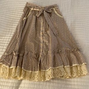 COPY - Vintage Gunne Sax Jeunes Filles skirt, Girls 14, 70’s,